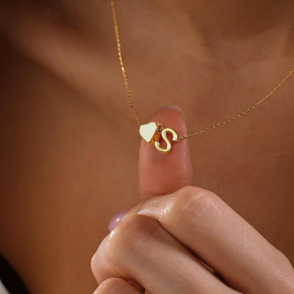LORYN® 14K Gold Initial Necklace