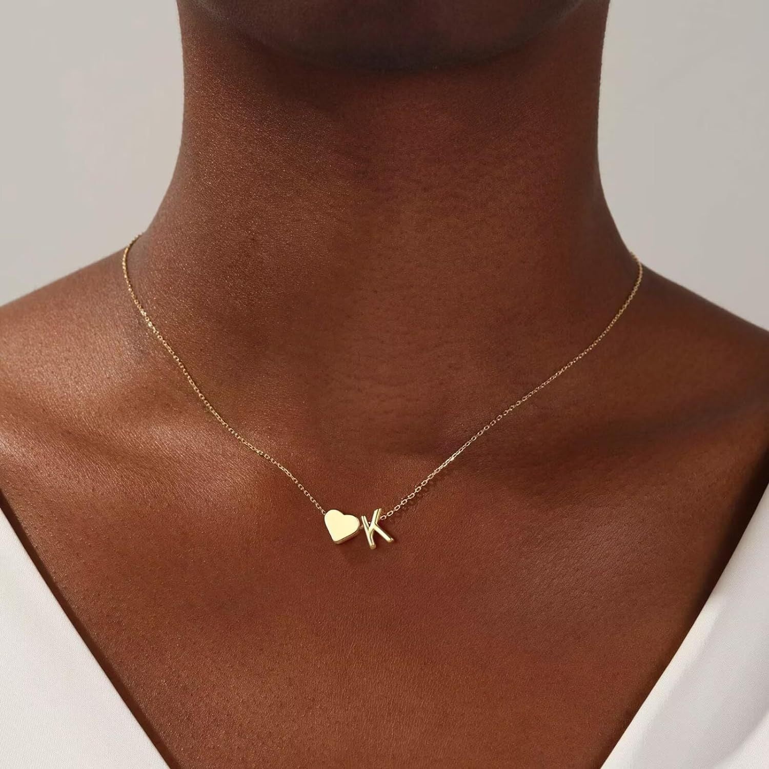 LORYN® 14K Gold Initial Necklace